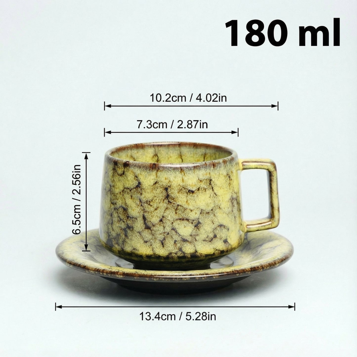 Amber | Flambé Glaze Coffee Cup