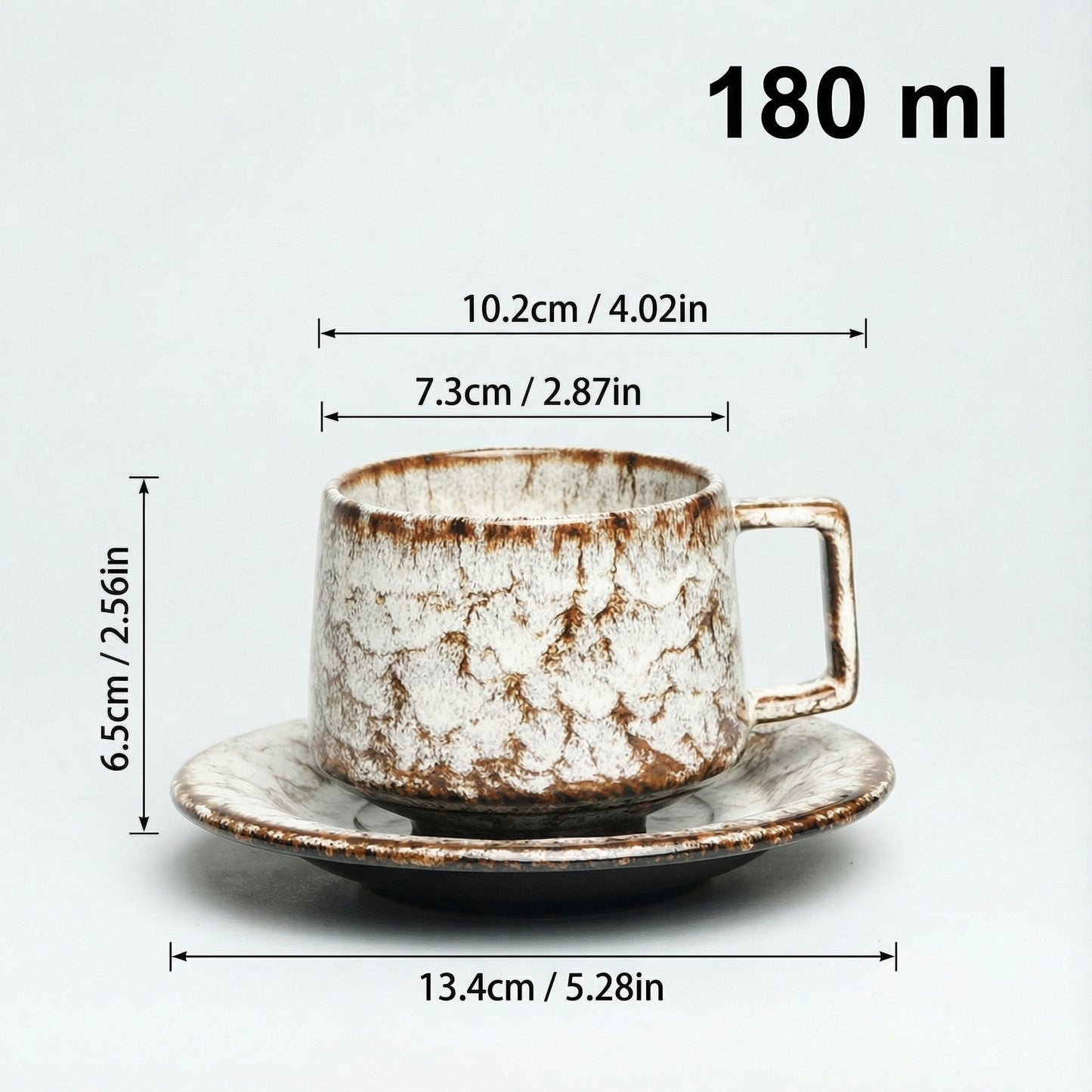 Marble | Flambé Glaze Coffee Cup