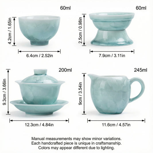 Prism | Crystalline Glaze Tea Sets