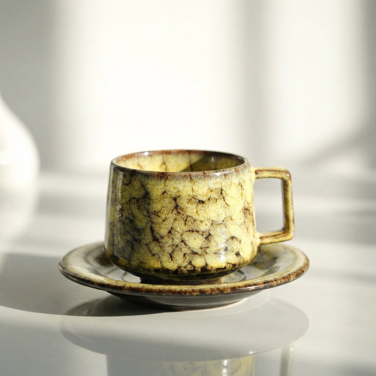 Amber | Flambé Glaze Coffee Cup