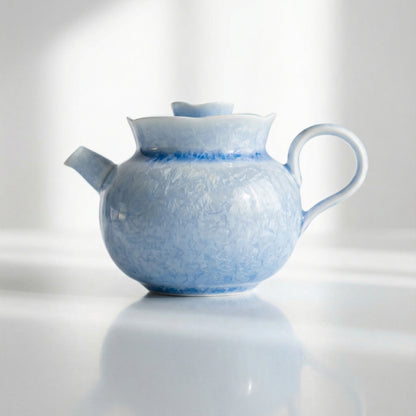 Crystalline Glaze Ceramic Lace Teapot