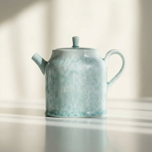 Crystalline_Glaze_Ceramic_Teapot-Siting_Green