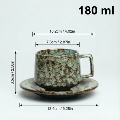 Jade | Flambé Glaze Coffee Cup