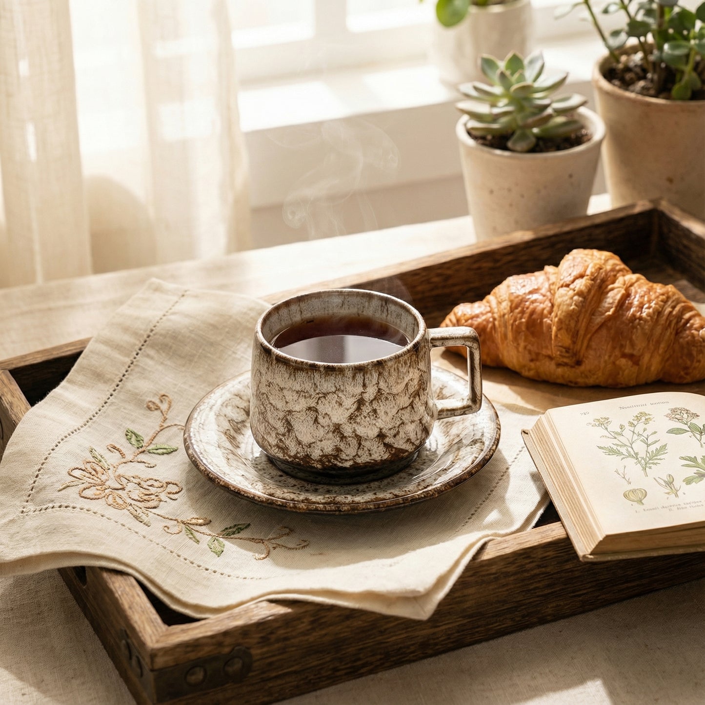 Marble | Flambé Glaze Coffee Cup