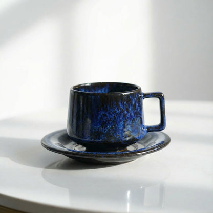 Obsidian | Flambé Glaze Coffee Cup