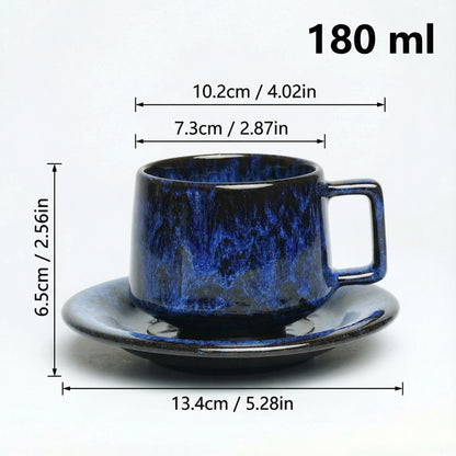 Obsidian | Flambé Glaze Coffee Cup
