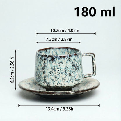 Turquoise | Flambé Glaze Coffee Cup